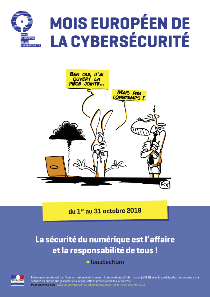 ECSM 2018 - Affiche de la campagne dessinée