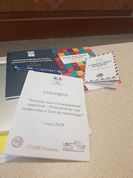 Colloque sécurité dans l’enseignement supérieur et la recherche